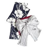 ＼豊富な13種類展開♪／浴衣3点セット（ゆかた＋帯2本） | moment+ | 詳細画像24 