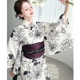 ＼豊富な13種類展開♪／浴衣3点セット（ゆかた＋帯2本） | moment+ | 詳細画像26 