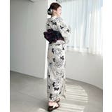 ＼豊富な13種類展開♪／浴衣3点セット（ゆかた＋帯2本） | moment+ | 詳細画像28 