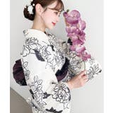 ＼豊富な13種類展開♪／浴衣3点セット（ゆかた＋帯2本） | moment+ | 詳細画像29 