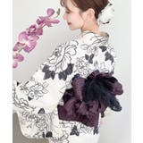 ＼豊富な13種類展開♪／浴衣3点セット（ゆかた＋帯2本） | moment+ | 詳細画像31 
