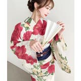 ＼豊富な13種類展開♪／浴衣3点セット（ゆかた＋帯2本） | moment+ | 詳細画像40 