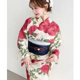 ＼豊富な13種類展開♪／浴衣3点セット（ゆかた＋帯2本） | moment+ | 詳細画像41 