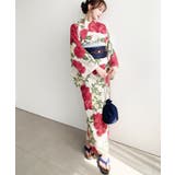 ＼豊富な13種類展開♪／浴衣3点セット（ゆかた＋帯2本） | moment+ | 詳細画像42 