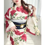 ＼豊富な13種類展開♪／浴衣3点セット（ゆかた＋帯2本） | moment+ | 詳細画像44 
