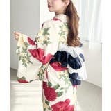 ＼豊富な13種類展開♪／浴衣3点セット（ゆかた＋帯2本） | moment+ | 詳細画像46 