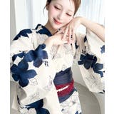 ＼豊富な13種類展開♪／浴衣3点セット（ゆかた＋帯2本） | moment+ | 詳細画像5 
