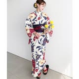 ＼豊富な13種類展開♪／浴衣3点セット（ゆかた＋帯2本） | moment+ | 詳細画像53 