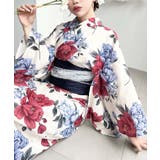 ＼豊富な13種類展開♪／浴衣3点セット（ゆかた＋帯2本） | moment+ | 詳細画像59 
