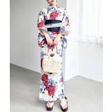 ＼豊富な13種類展開♪／浴衣3点セット（ゆかた＋帯2本） | moment+ | 詳細画像60 