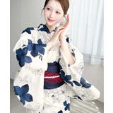 ＼豊富な13種類展開♪／浴衣3点セット（ゆかた＋帯2本） | moment+ | 詳細画像7 