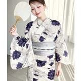 ＼豊富な13種類展開♪／浴衣3点セット（ゆかた＋帯2本） | moment+ | 詳細画像72 