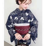 ＼豊富な13種類展開♪／浴衣3点セット（ゆかた＋帯2本） | moment+ | 詳細画像78 