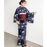 ＼豊富な13種類展開♪／浴衣3点セット（ゆかた＋帯2本） | moment+ | 詳細画像80 
