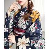 ＼豊富な13種類展開♪／浴衣3点セット（ゆかた＋帯2本） | moment+ | 詳細画像91 