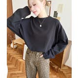 綿100％無地＆ボーダー.オーバーサイズロングスリーブTシャツ | moment+ | 詳細画像14 