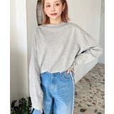 綿100％無地＆ボーダー.オーバーサイズロングスリーブTシャツ | moment+ | 詳細画像25 