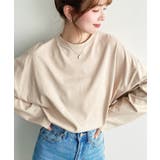 綿100％無地＆ボーダー.オーバーサイズロングスリーブTシャツ | moment+ | 詳細画像31 