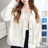 オーバーサイズデニムジャケット ビッグGジャン ヘビーウェイトデニム＆ヘビーツイ… | moment+ | 詳細画像1 