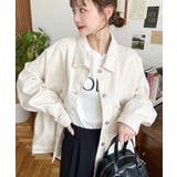 オーバーサイズデニムジャケット ビッグGジャン ヘビーウェイトデニム＆ヘビーツイ… | moment+ | 詳細画像2 