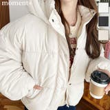 エコダウンフードブルゾン | moment+ | 詳細画像1 