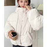 エコダウンフードブルゾン | moment+ | 詳細画像10 