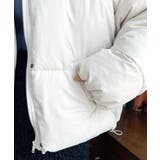 エコダウンフードブルゾン | moment+ | 詳細画像12 