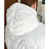 エコダウンフードブルゾン | moment+ | 詳細画像16 