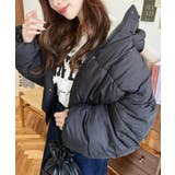 エコダウンフードブルゾン | moment+ | 詳細画像19 