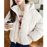 エコダウンフードブルゾン | moment+ | 詳細画像2 