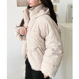 エコダウンフードブルゾン | moment+ | 詳細画像24 