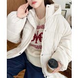 エコダウンフードブルゾン | moment+ | 詳細画像5 