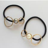 ダブルフープ オーロラボールS ヘアゴム | monamona | 詳細画像1 