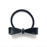 ブラック | バイカラー リボンポニー | monamona