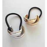 デザインメタルフープヘアゴム | monamona | 詳細画像1 