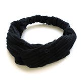 ブラック | デザインメッシュターバン くすみカラー | monamona