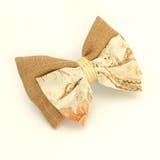 無地花柄ツートンリボンポニー | monamona | 詳細画像5 