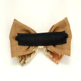 無地花柄ツートンリボンポニー | monamona | 詳細画像6 