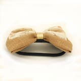 無地花柄ツートンリボンポニー | monamona | 詳細画像7 