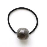 グレー | 長方形アクリルポニー リングゴムが交換できる | monamona