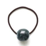 ネイビー | 長方形アクリルポニー リングゴムが交換できる | monamona