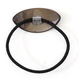 ヘアゴム ヘアポニー シンプル アクリル 楕円 オーバル 落ち着きカラー | monamona | 詳細画像5 