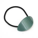 ヘアゴム ヘアポニー シンプル アクリル 楕円 オーバル 落ち着きカラー | monamona | 詳細画像6 