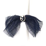 ネイビー | ワイドリボンポニー パール | monamona