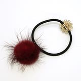 パールビジュー＆ファーヘアポニー | monamona | 詳細画像8 