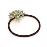 ヘアゴム 花モチーフ ヘアポニー | monamona | 詳細画像11 
