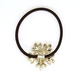 ヘアゴム 花モチーフ ヘアポニー | monamona | 詳細画像5 