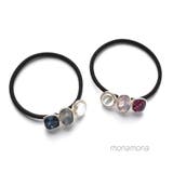 パールビジューヘアゴム ヘアポニー | monamona | 詳細画像1 