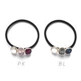 パールビジューヘアゴム ヘアポニー | monamona | 詳細画像2 