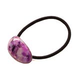 ヘアゴム オーバルタイプ マーブル柄 | monamona | 詳細画像3 